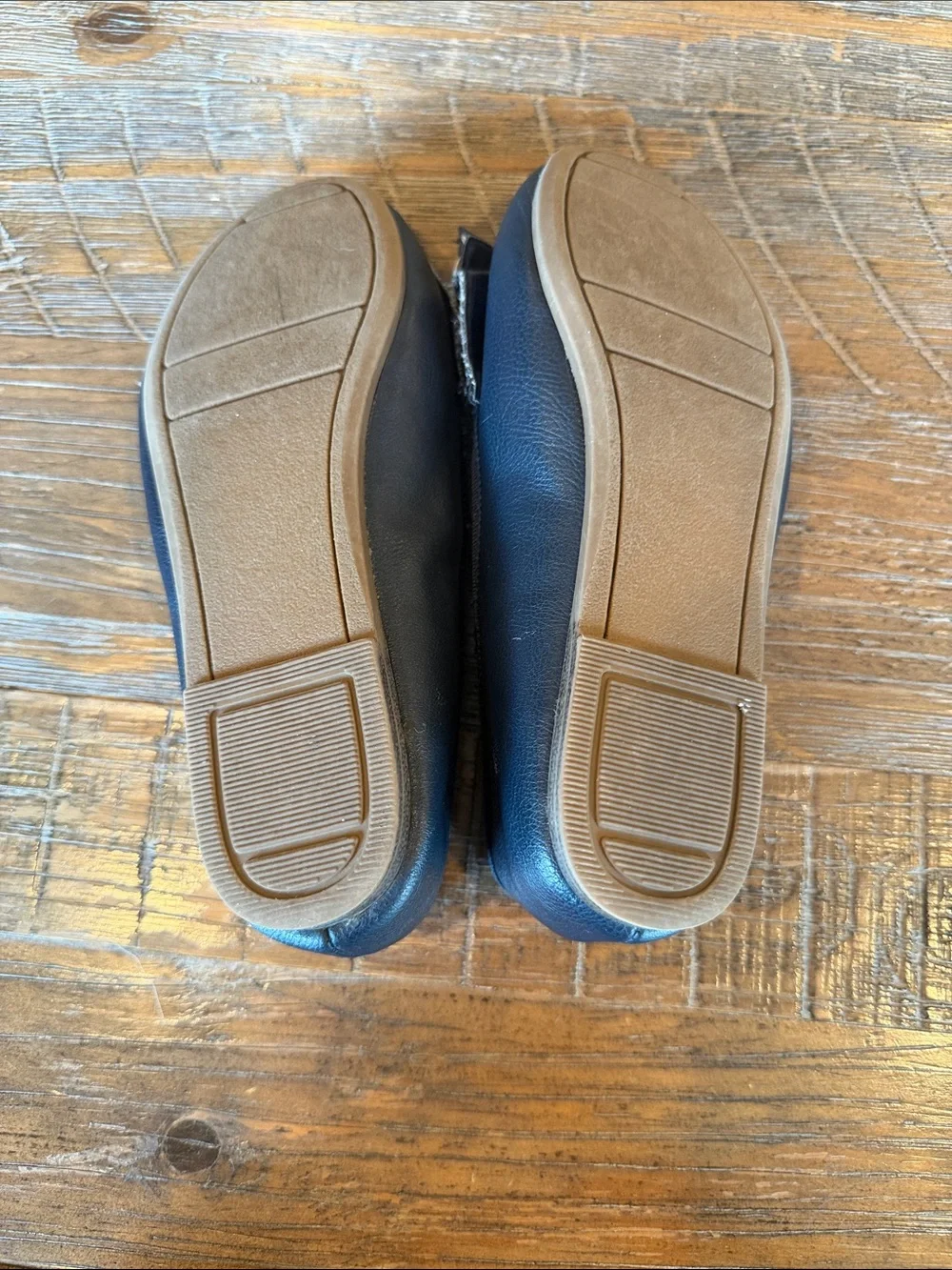 GAP Kids Navy Flats with Multicolor Glitter Bow size 13